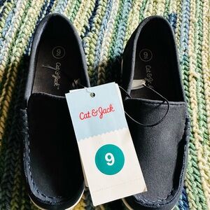 Cat & Jack Black Moccasins Everyday Comfort